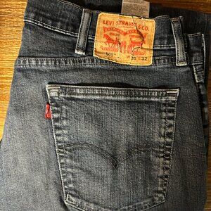 Levi’s 505 W38 L32 – Dark Blue Straight Leg Jeans, Regular Fit